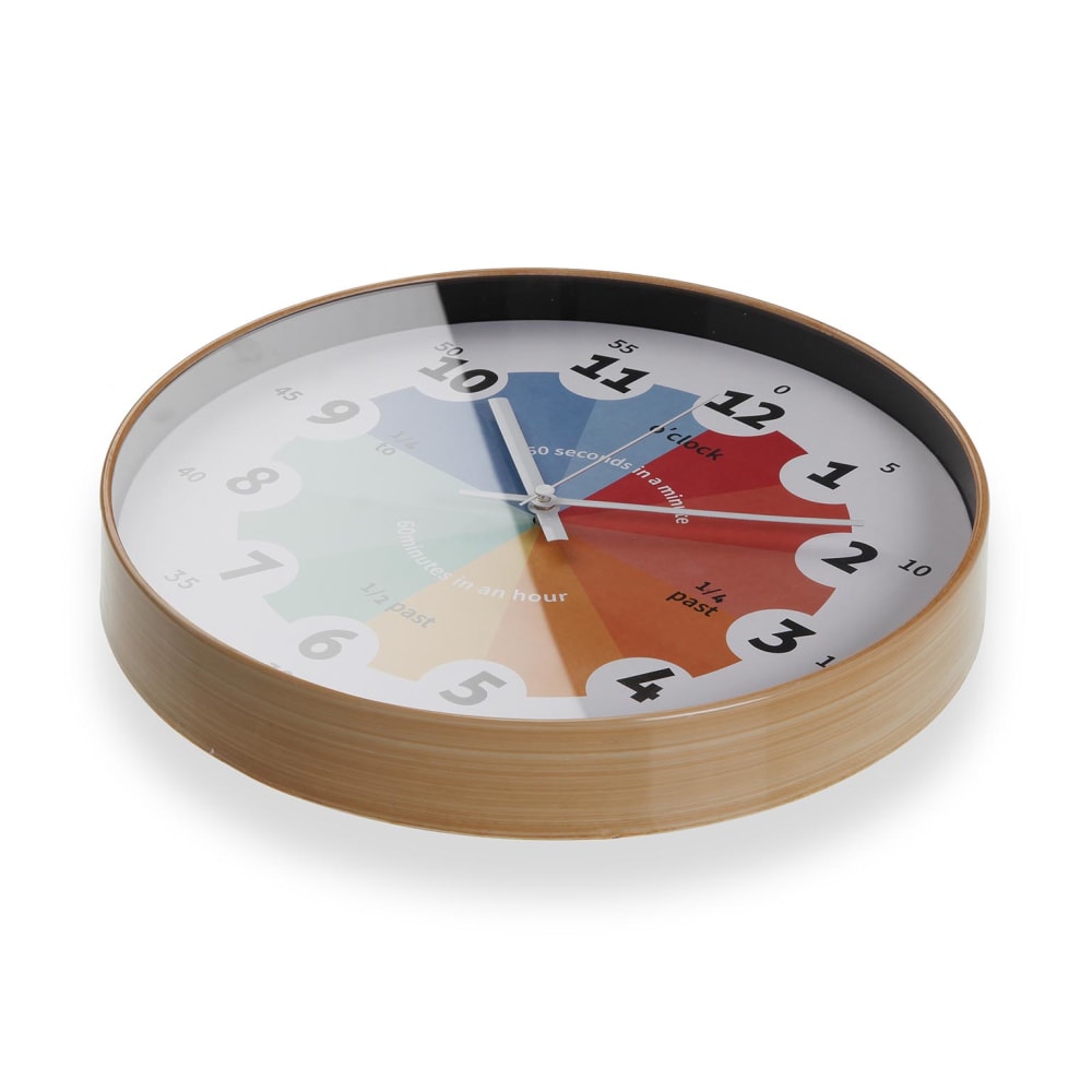 Horloge murale en verre multicolore - Maisons du Monde