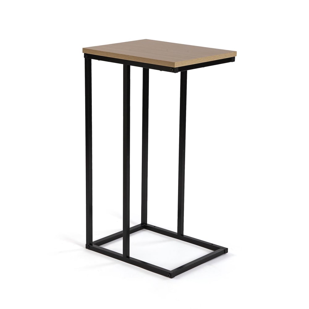 Table d'appoint en aggloméré noir Table d'appoint en aggloméré noir