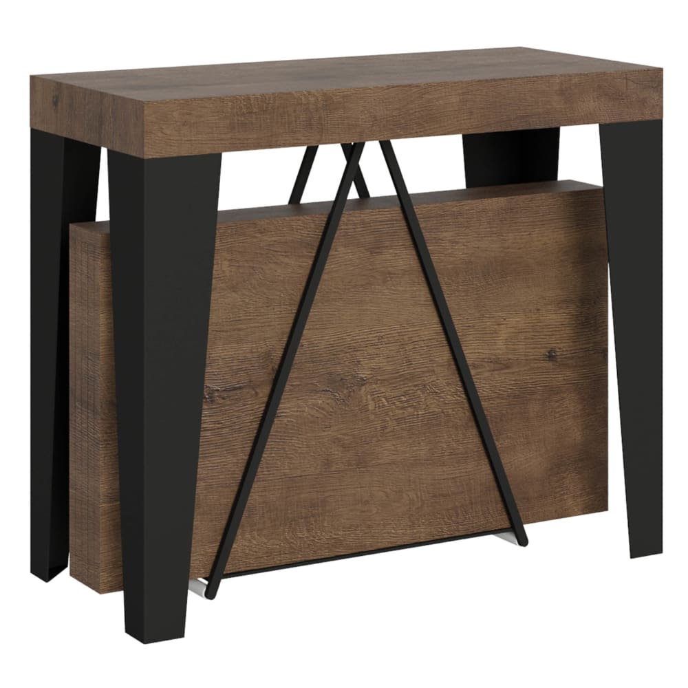 Console extensible 90x40/300 - noyer