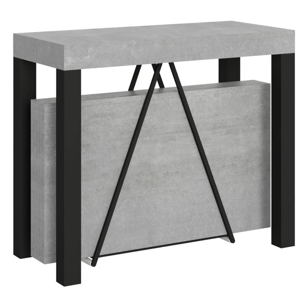 Console extensible 90x40/300 - effet bois