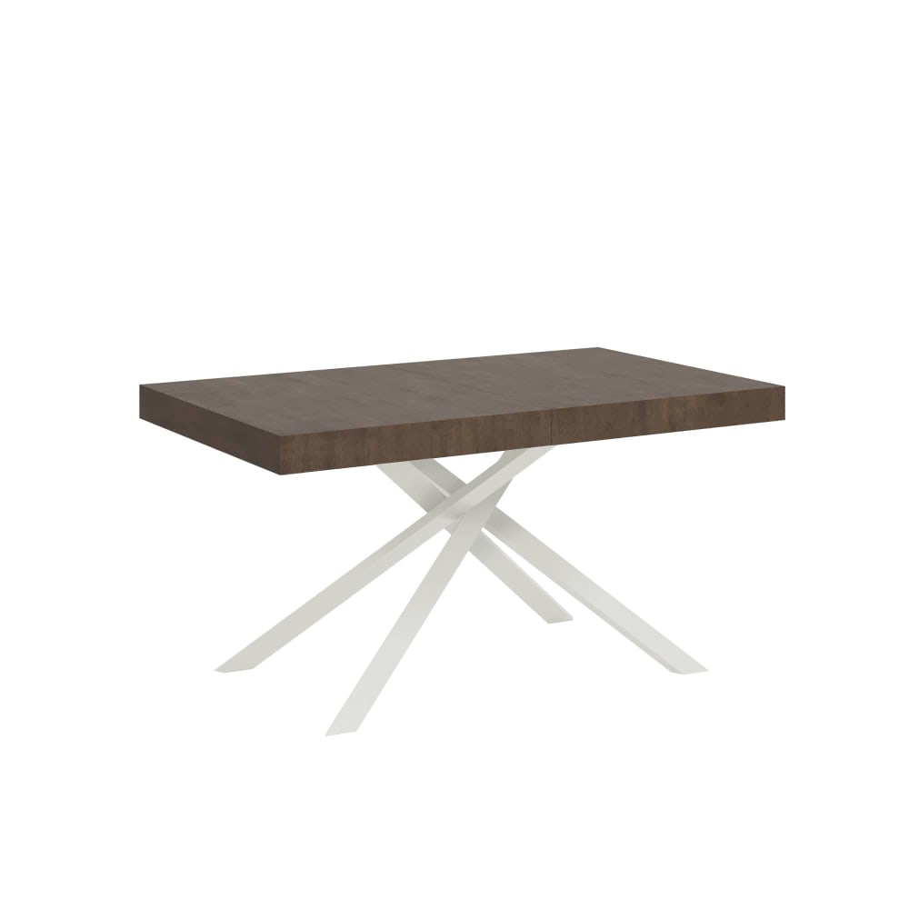 Table extensible 80x140/224 - noyer