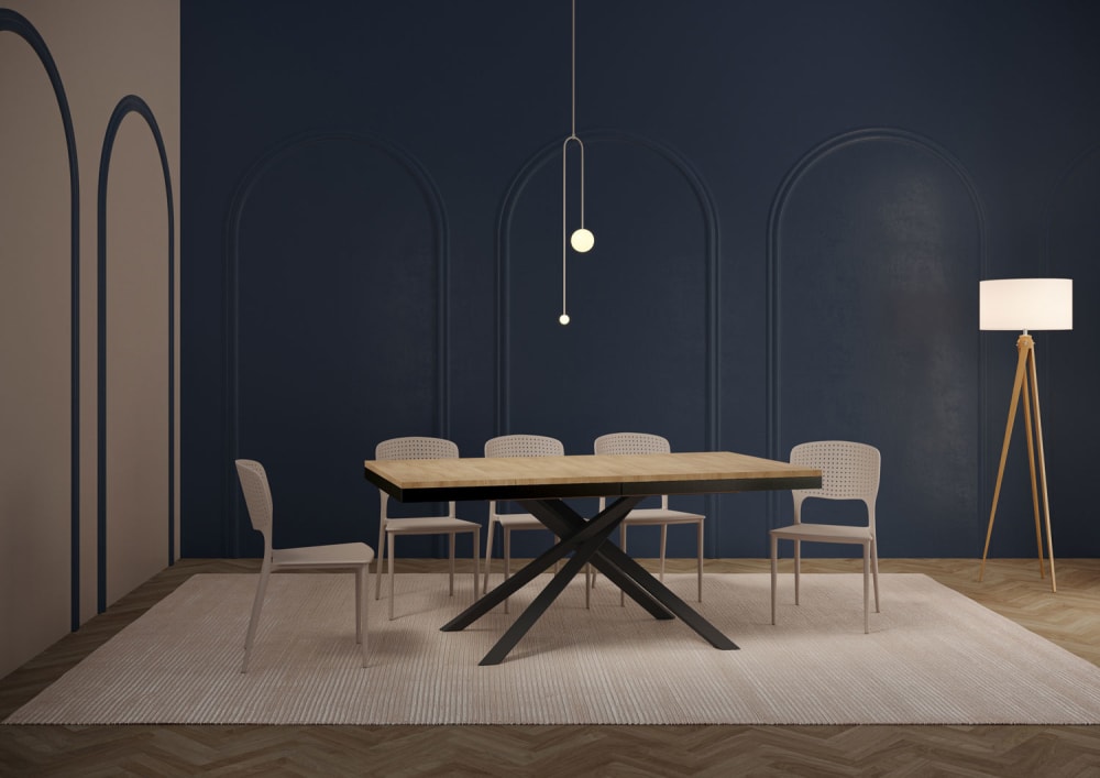 Ausziehtisch 90x180/440 cm Eiche Natur - Maisons Du Monde