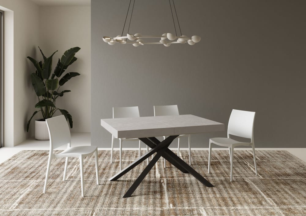 Ausziehtisch 80x120/204 cm Cashmere - Maisons Du Monde