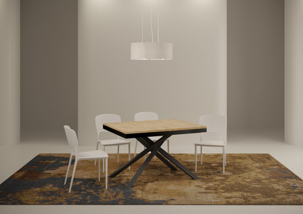 Ausziehtisch 90x120/380 cm Eiche Natur - Maisons Du Monde