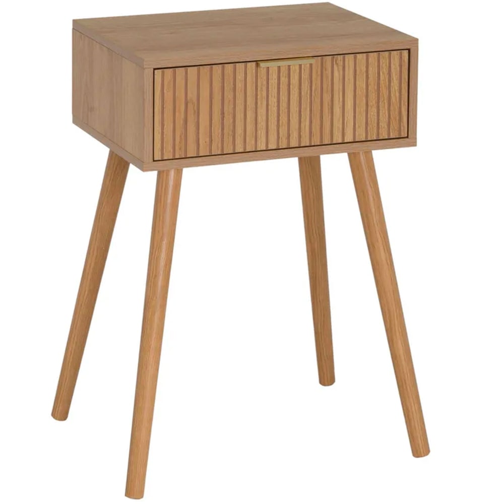 Table de chevet 1 tiroir bois 45x34x59cm