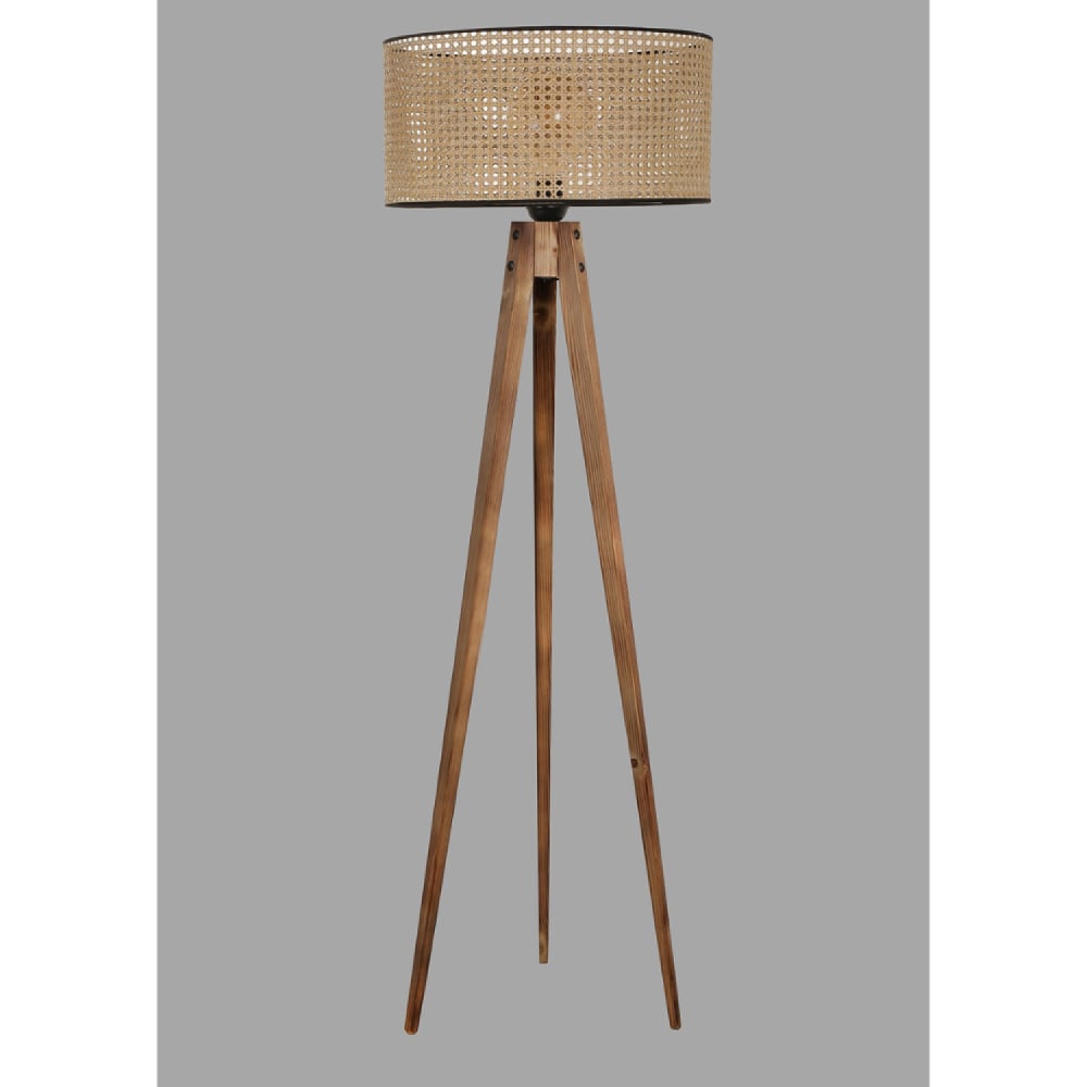 Lampadaire design en bois 153cm - Maisons du Monde
