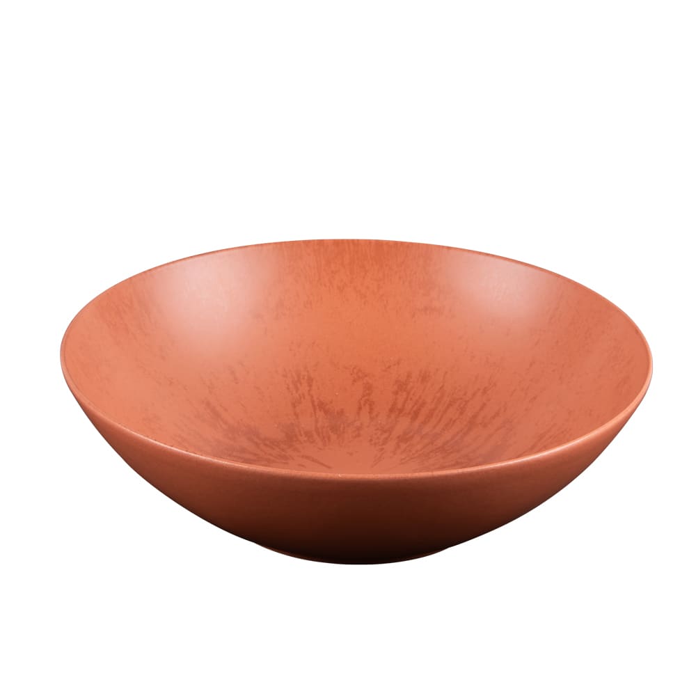 Saladier onyx 24 cm terracotta orange en grès