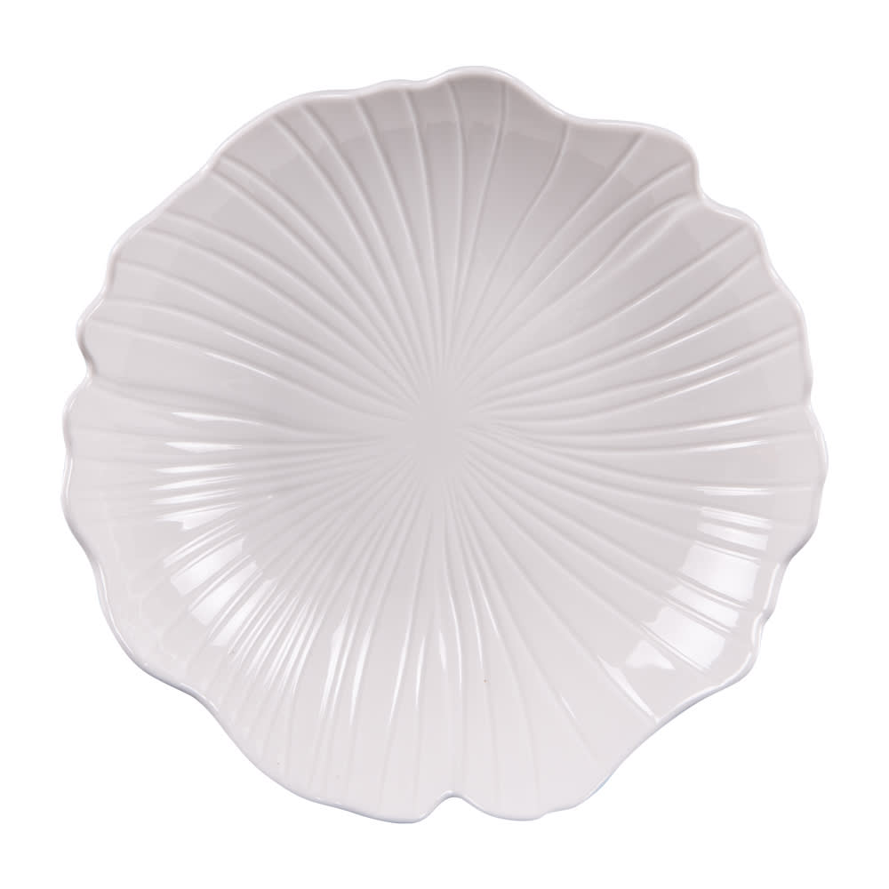 Lot de 6 assiettes creuses blanches en porcelaine 20 cm