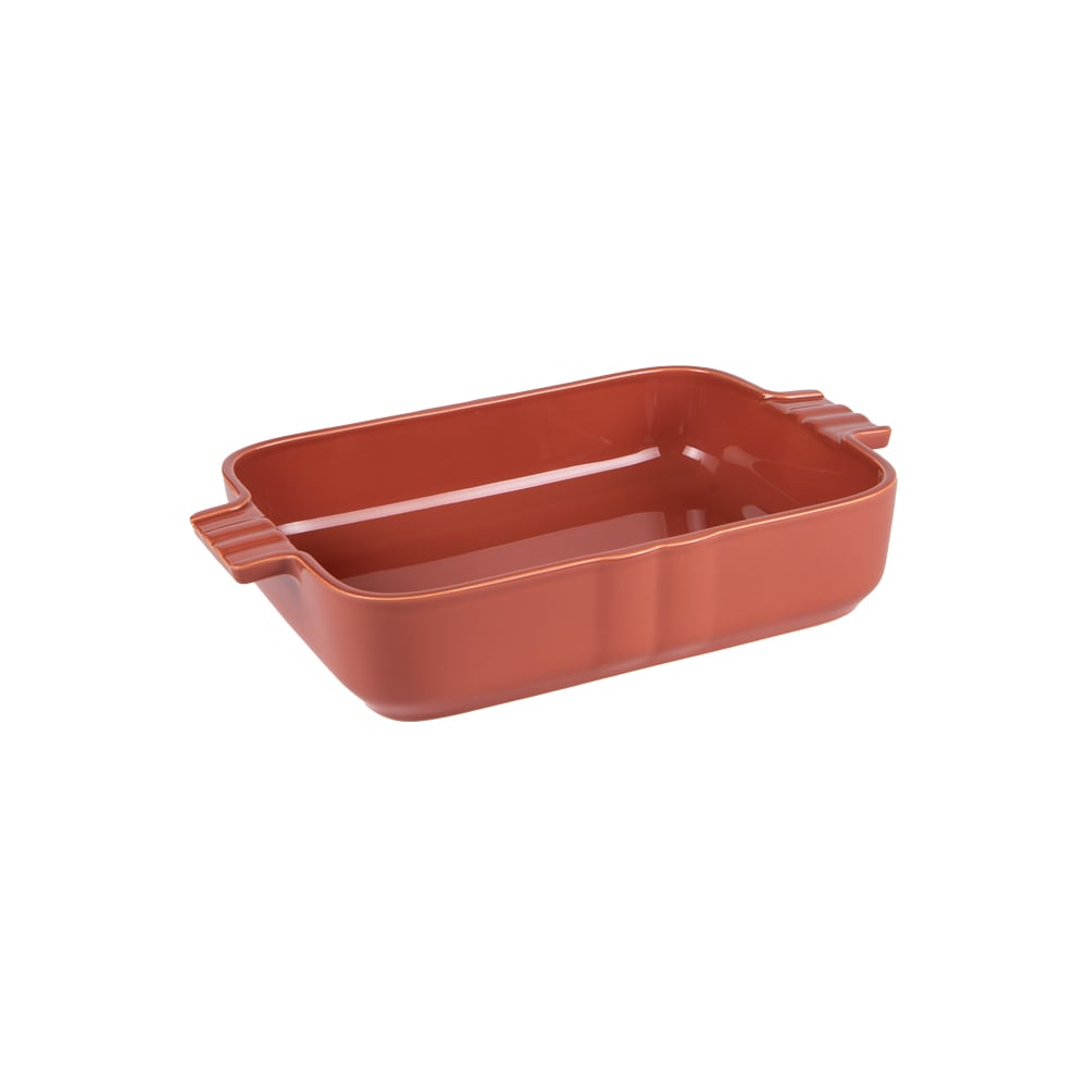 Plat lourmarin 30x20 cm orange en grès Plat lourmarin 30x20 cm orange en grès