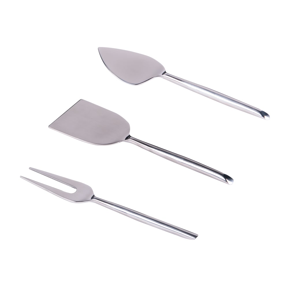 Service de 3 couteaux à fromage elite argent / métallique Service de 3 couteaux à fromage elite argent / métallique