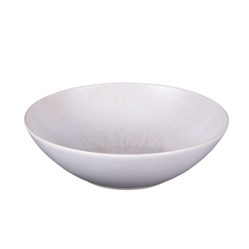 Saladier onyx 24 cm crème beige en grès