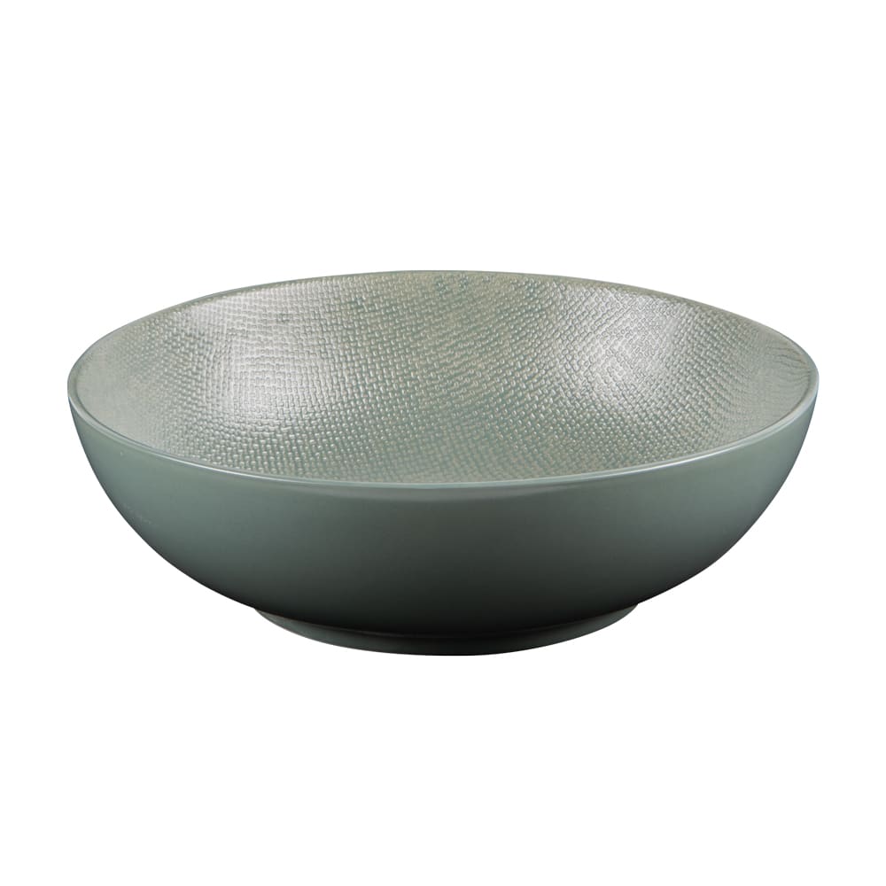 Saladier vésuvio sauge 24 cm vert en grès