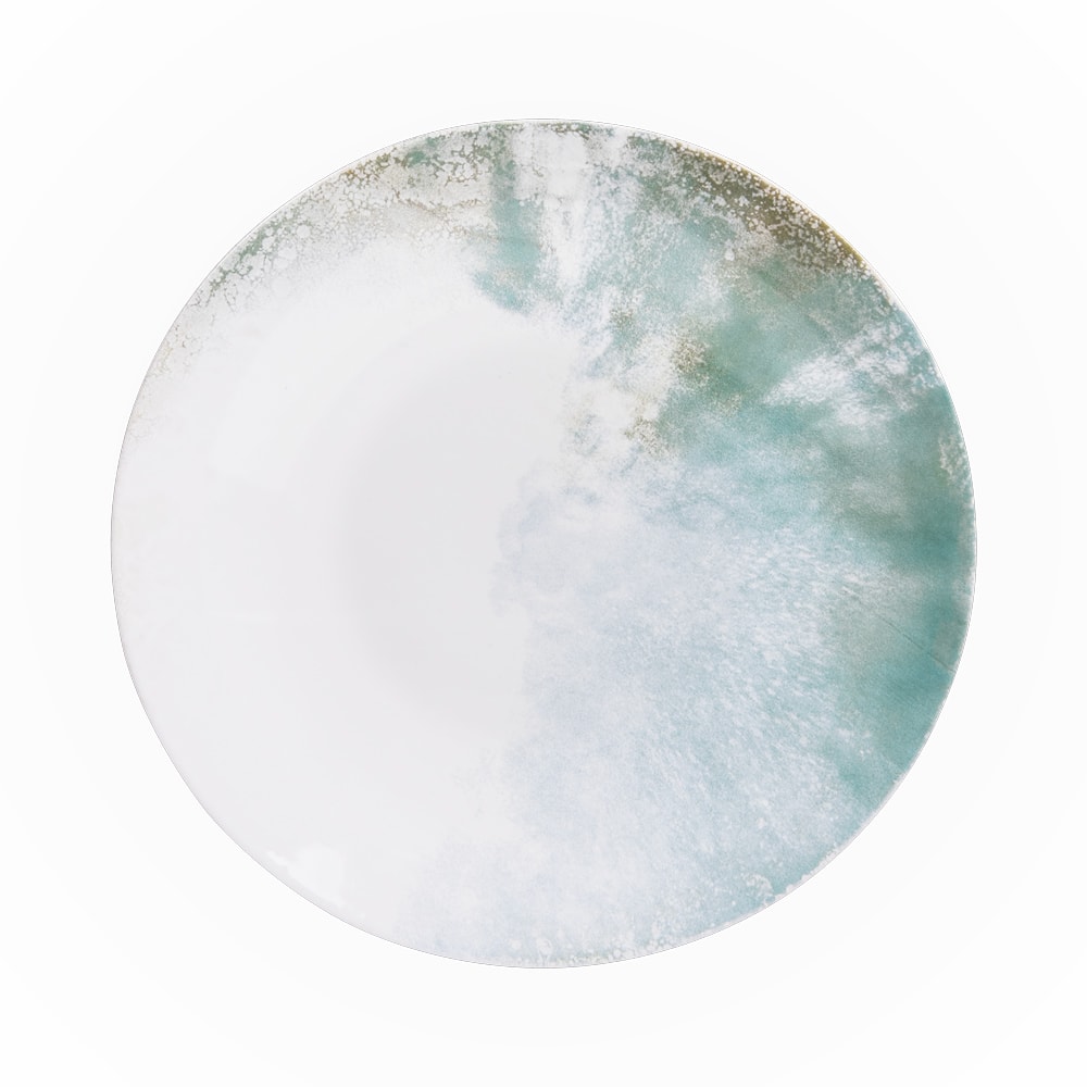 Saladier islande 24 cm bleu en grès - Maisons du Monde