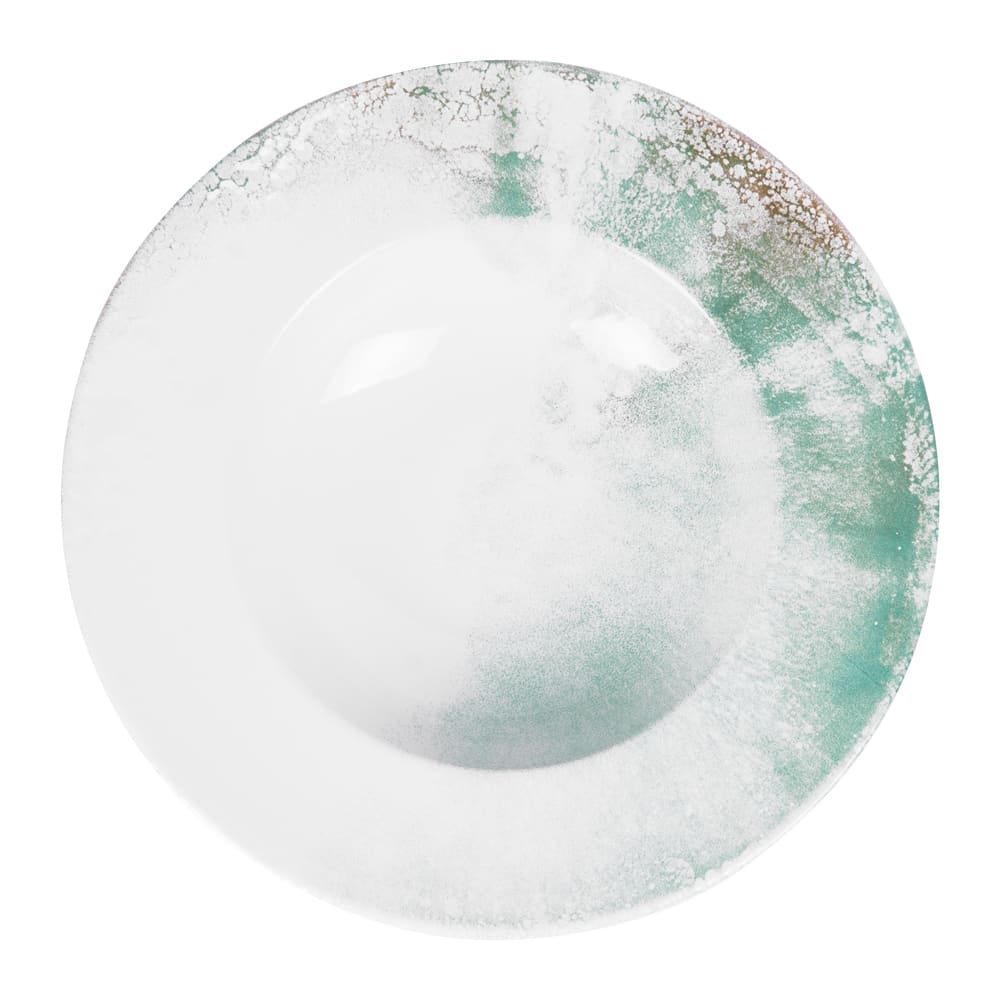 Lot de 6 assiettes à pâtes islande en grès 27 cm