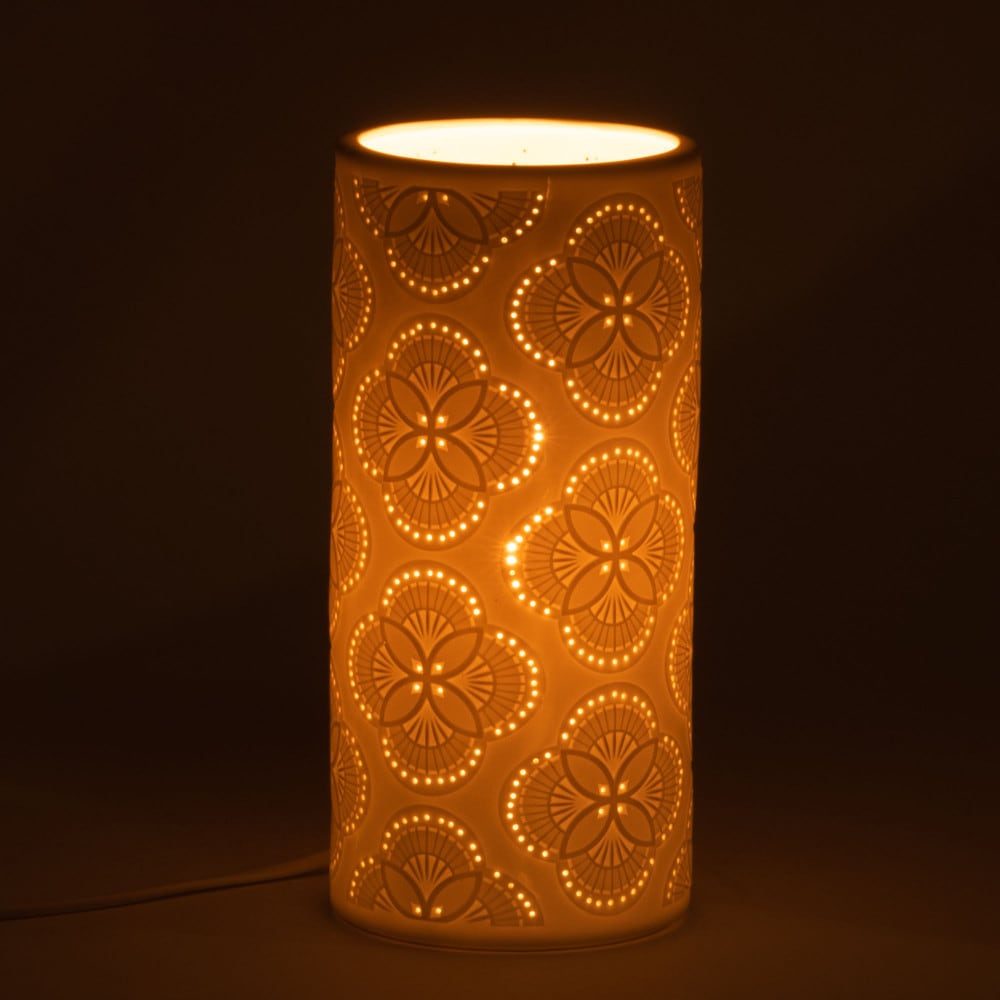 Lampe imany blanc en porcelaine — vue 3