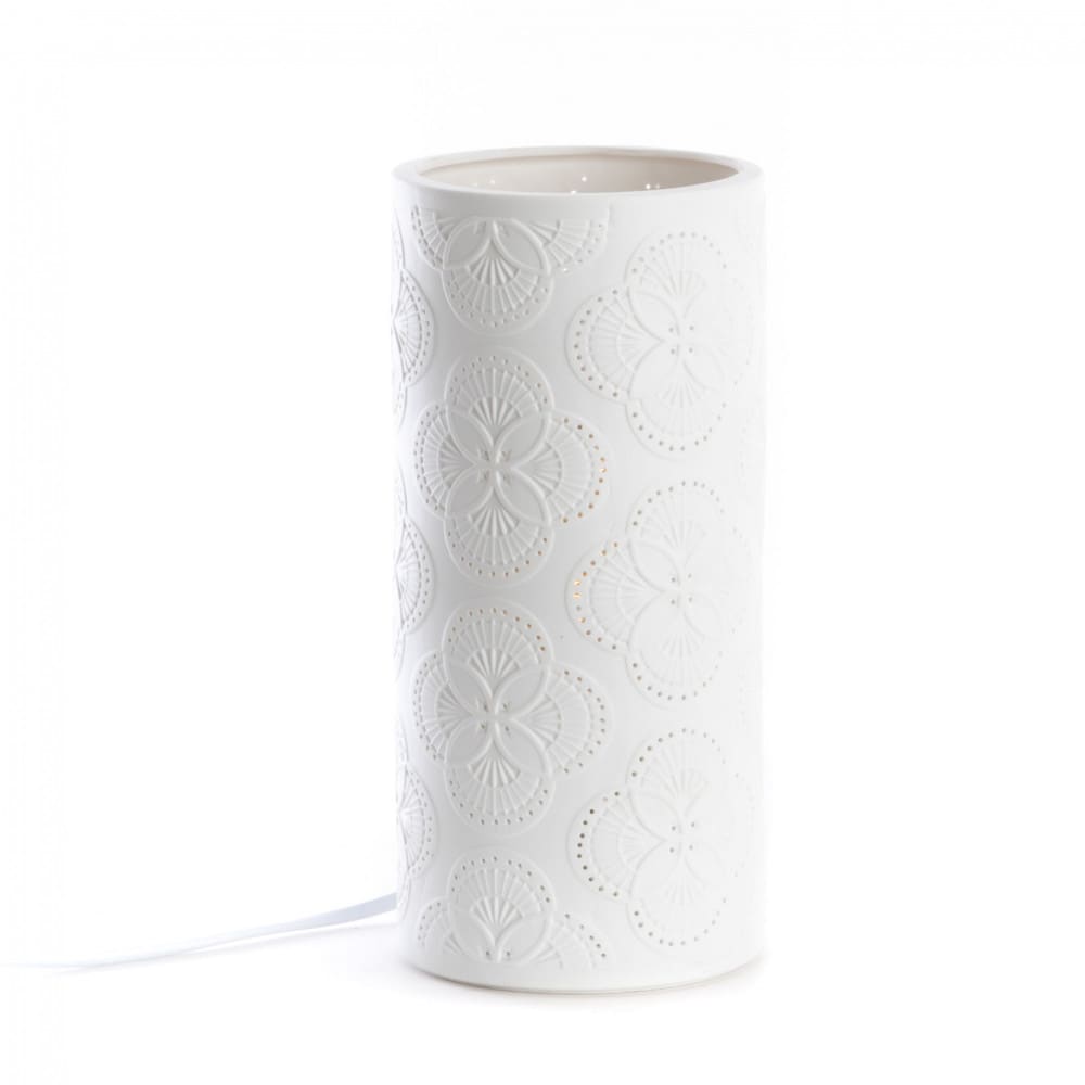 Lampe imany blanc en porcelaine — vue 4