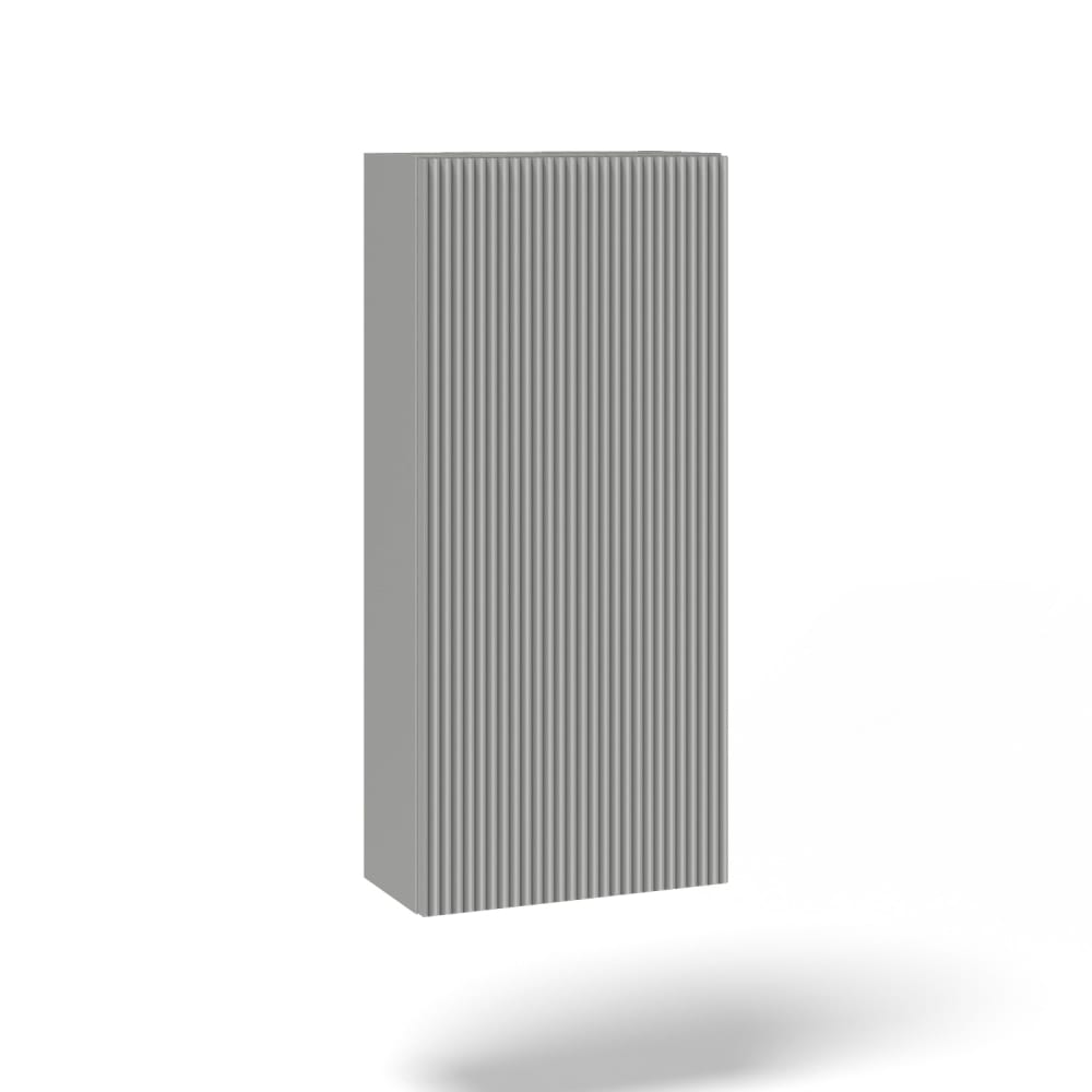 armario de bano de pared en mdf gris mate