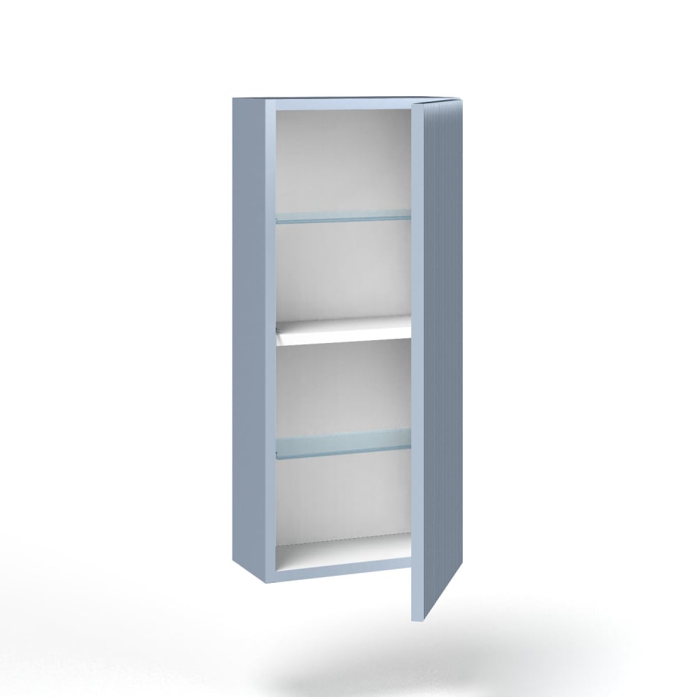 Meuble haut en MDF bleu tiffany