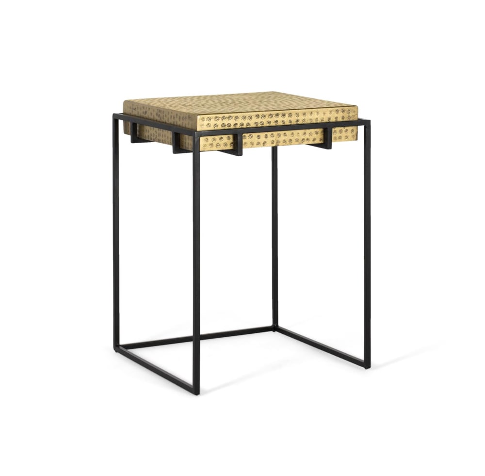 Table d'appoint en acier - fer