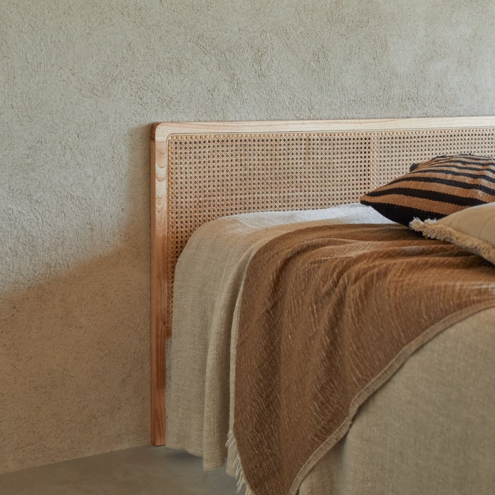 Kopfteil aus Rattangeflecht 200 cm - Maisons Du Monde