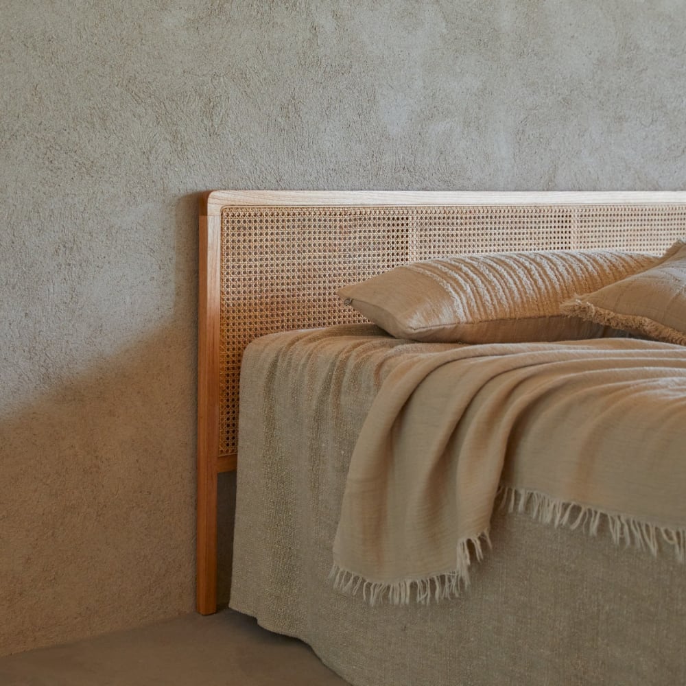 Bett-Kopfteil aus Rattangeflecht 180 cm - Maisons Du Monde