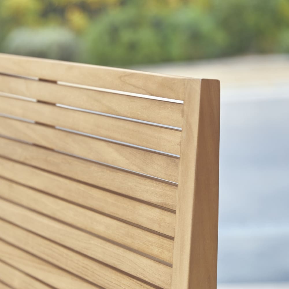 Gartenbank aus massivem Teakholz, 2-Sitzer - Maisons Du Monde