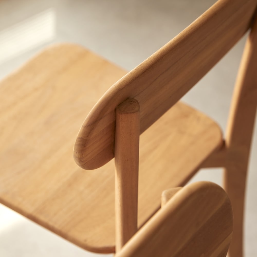 Stuhl aus massivem Teakholz - Maisons Du Monde