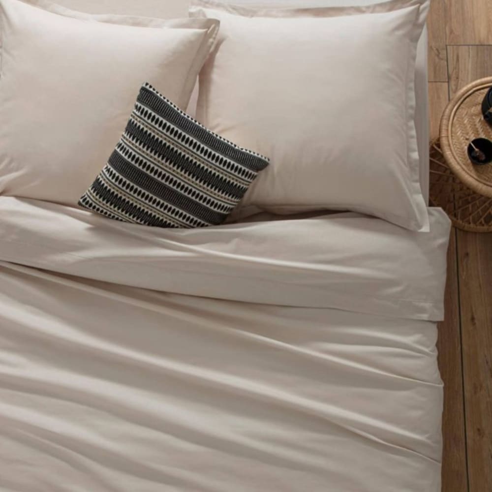 MueMue Bettbezug Baumwolle beige 90x190cm Baumwolle Baby