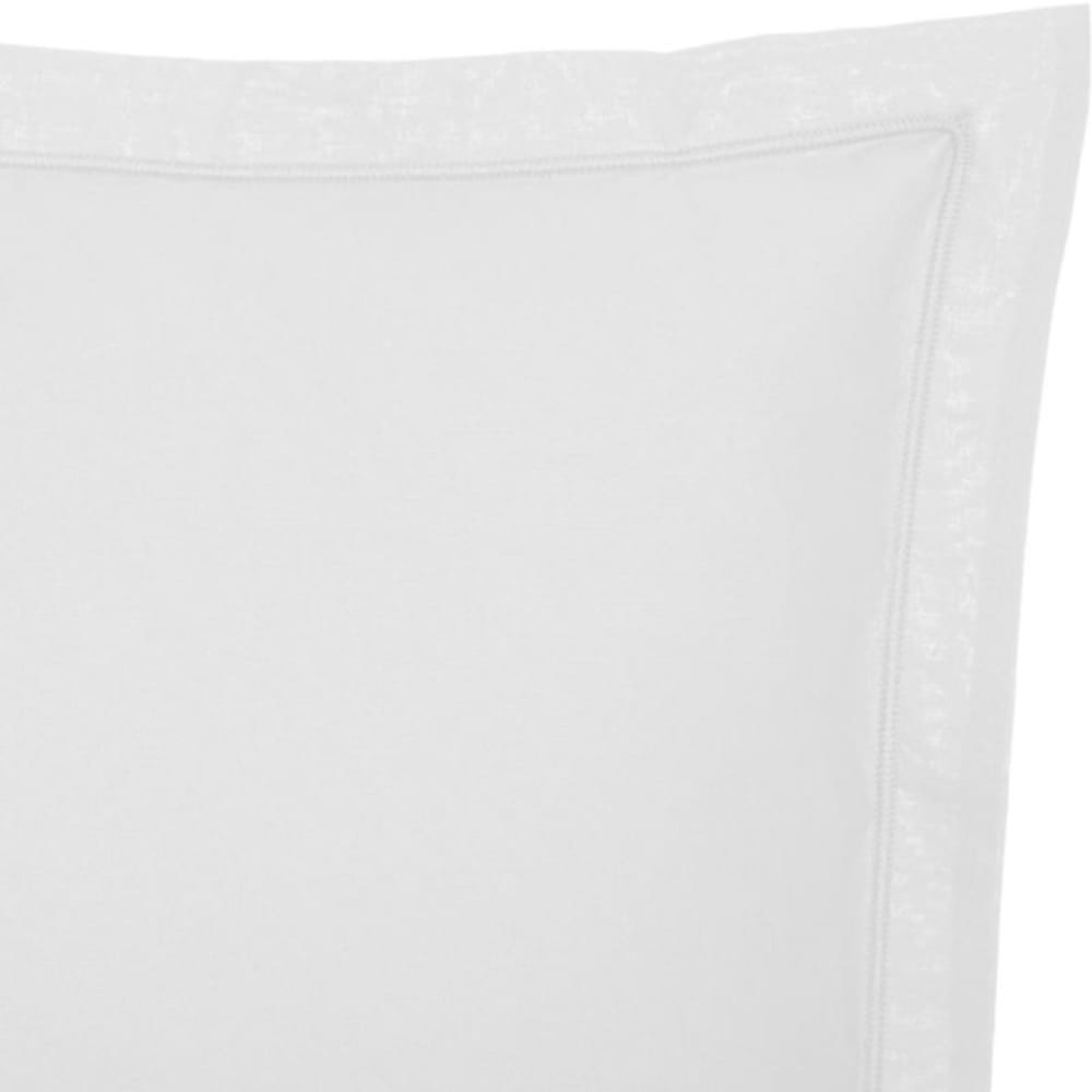 Housse de coussin coton blanc 50x70cm — vue 3