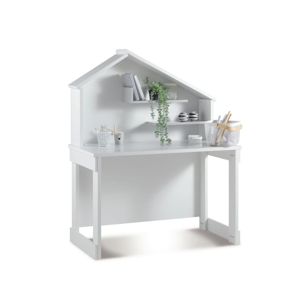 Schreibtisch weiß 148,4x117,6x58cm - Maisons Du Monde