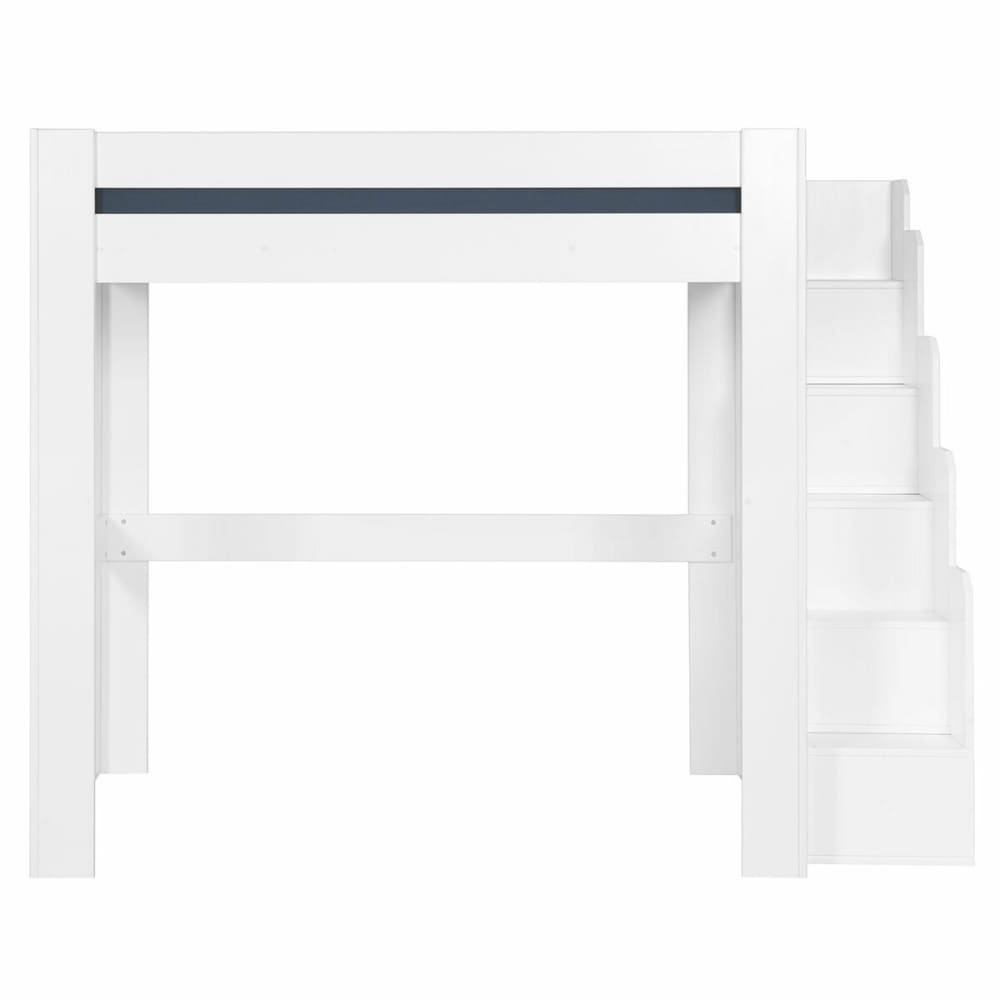 Pack lit mezzanine avec matelas bois massif blanc 140x190 cm - Maisons du Monde