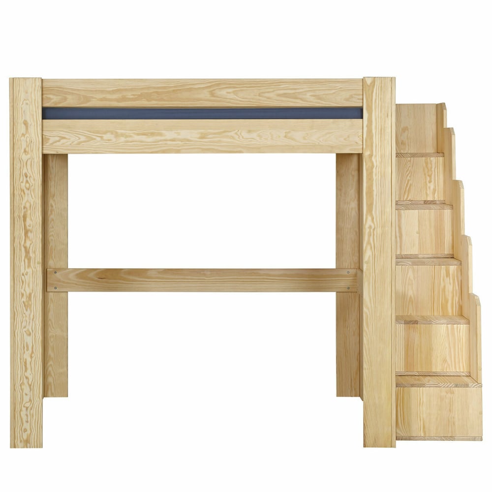 Pack lit mezzanine avec matelas bois massif 120x190 cm - Maisons du Monde
