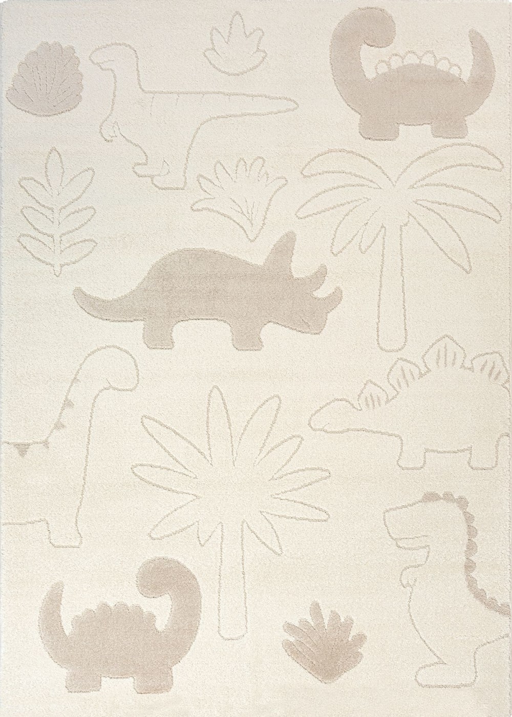 Pflegeleichter Kinderzimmer Teppich, Creme, 80 x 150 cm - Maisons