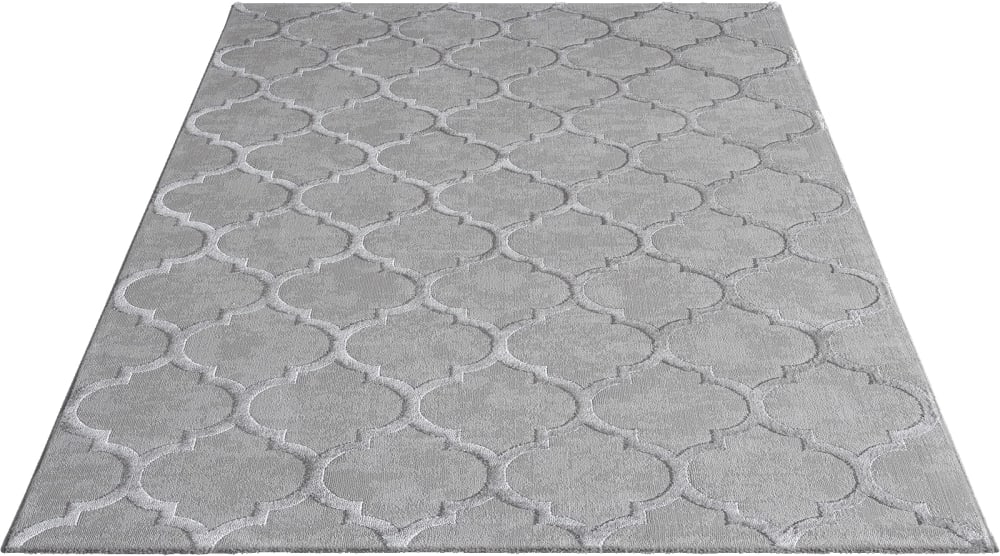Tapis brillant style salon, gris, 80 x 150 cm — vue 3