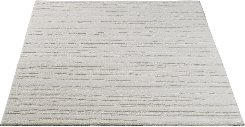 Tapis poils courts style moderne uni, crème, 140 x 200 cm — vue 4