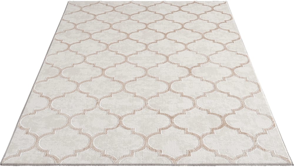 Tapis style salon brillant, beige, 120 x 170 cm — vue 4