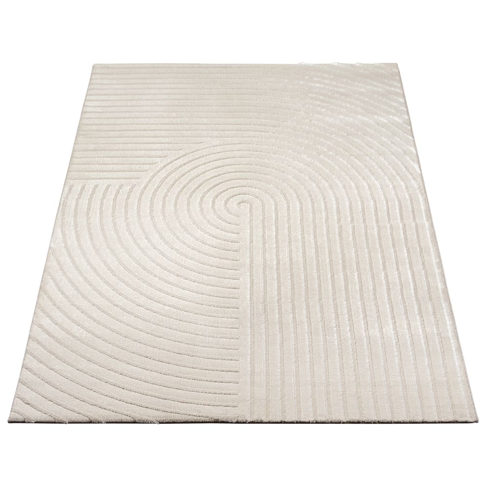 Tapis moderne poil doux, beige, 160 x 230 cm — vue 4