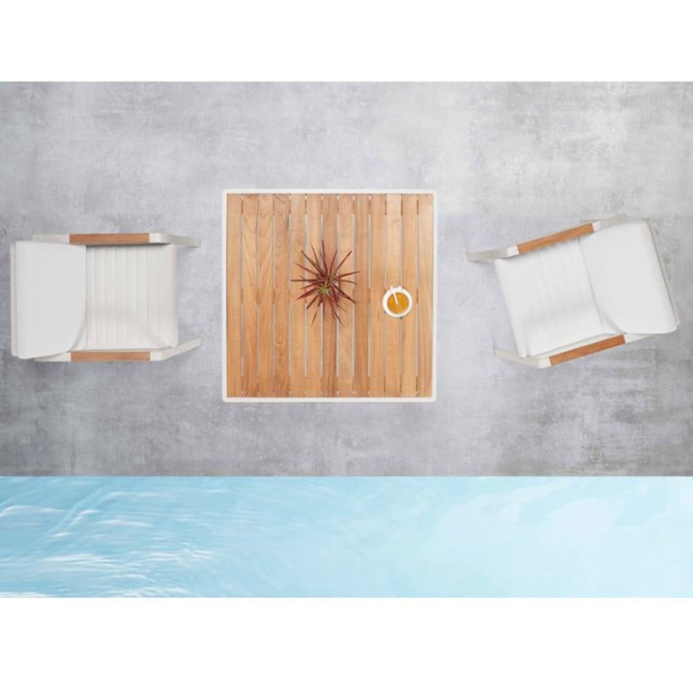 Ensemble repas beige L90 x P90 x H75 cm - Maisons du Monde