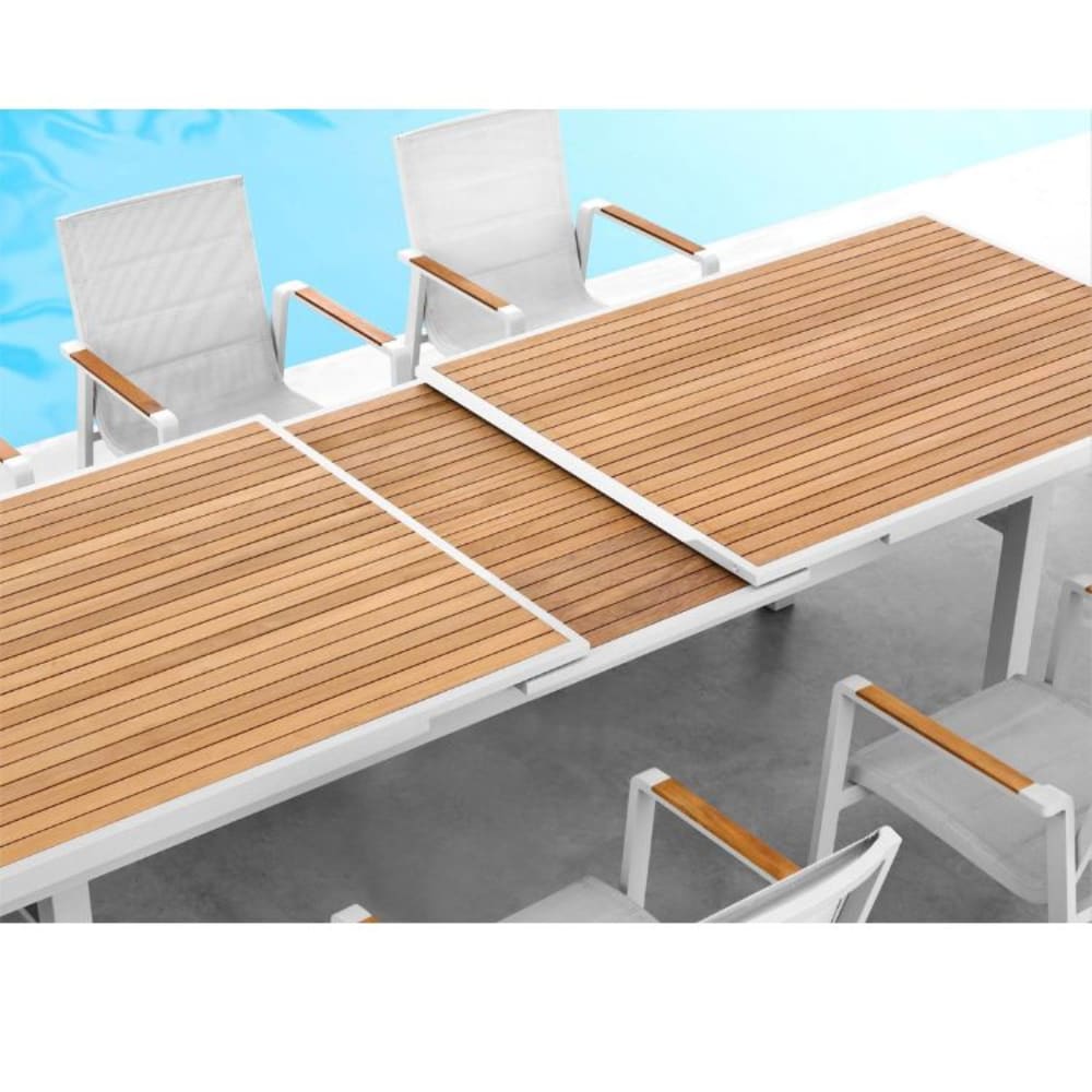 Ensemble repas beige L280 > 340 x P100 x H77 cm - Maisons du Monde