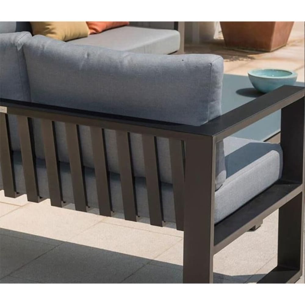 Fauteuil de jardin noir L80 x P75 x H64 cm - Maisons du Monde