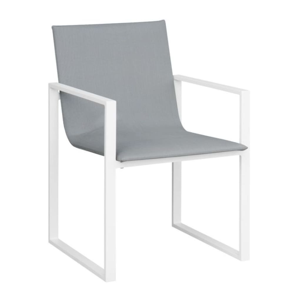 Chaise repas grise L59 x P62 x H88 cm