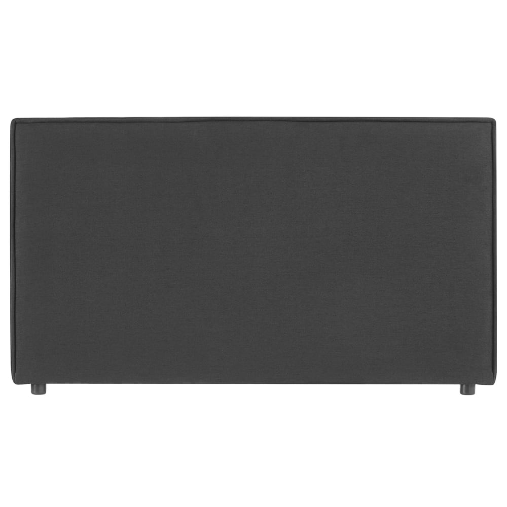 Tête de lit en tissu chiné noir 120 cm