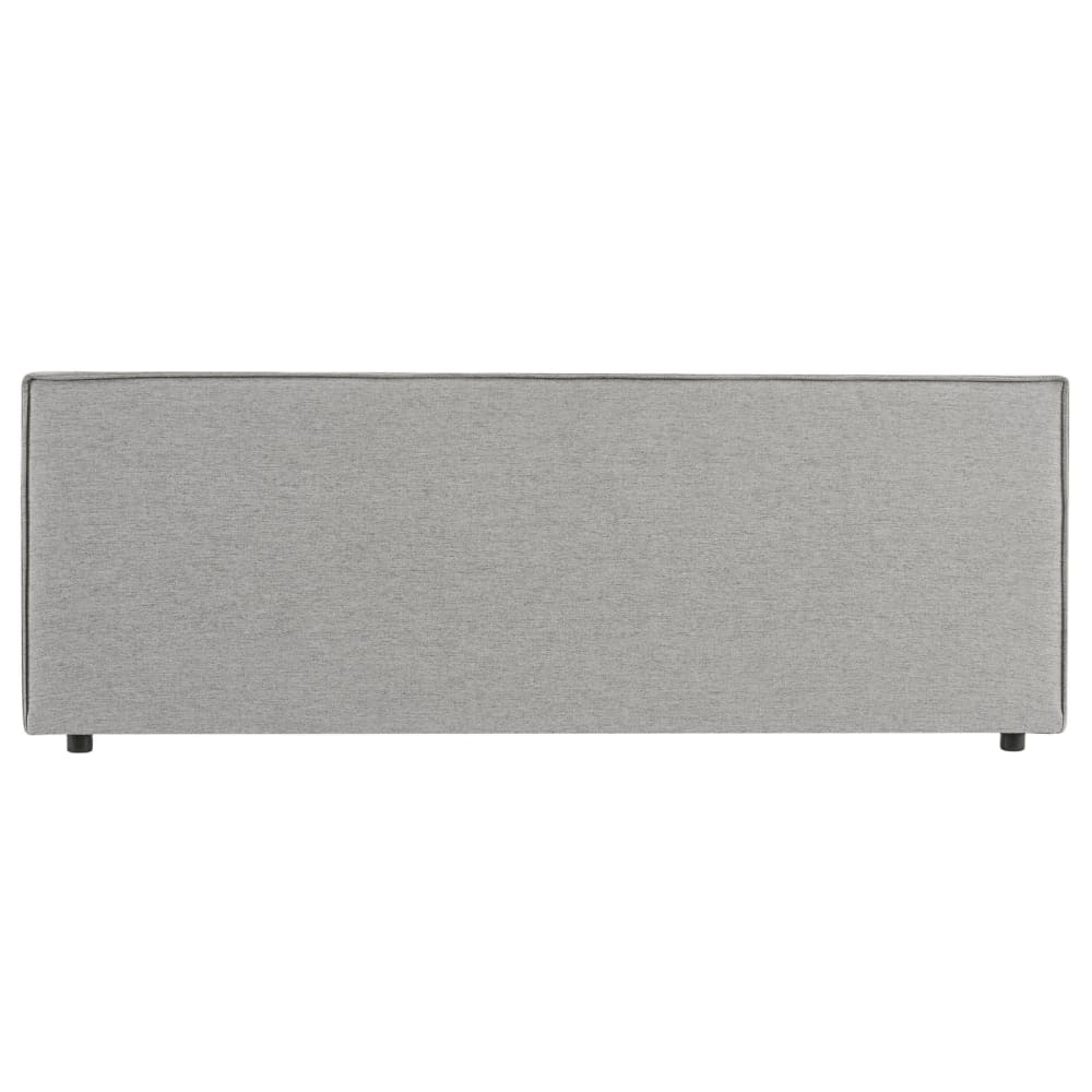 IDIMEX Kopfteil Melange-Optik 160x190 cm, grau style modern - Pes - Polyester