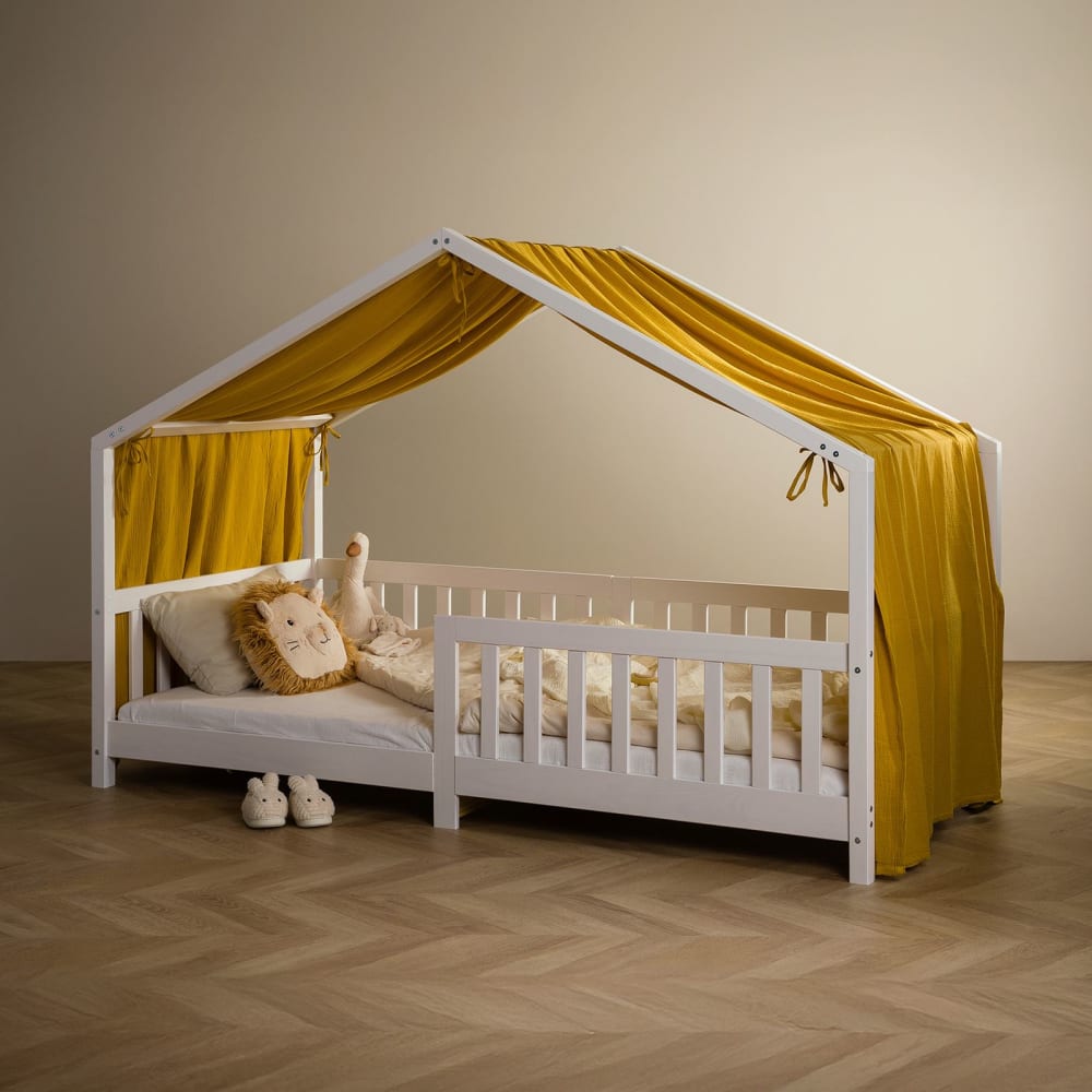 Hausbett-Himmel aus 100 % Baumwolle, gelb - Maisons Du Monde