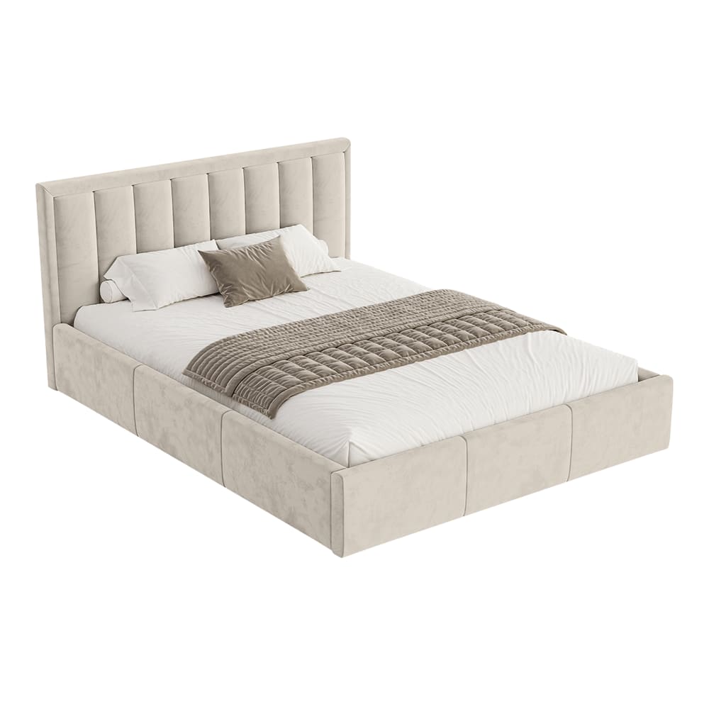 Fedve Polsterbett SITIA Beige Pes - Polyester