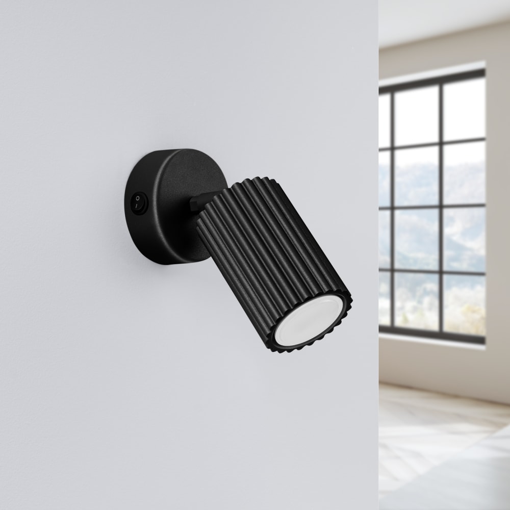 Wandleuchte aus Aluminium in Schwarz - Maisons Du Monde