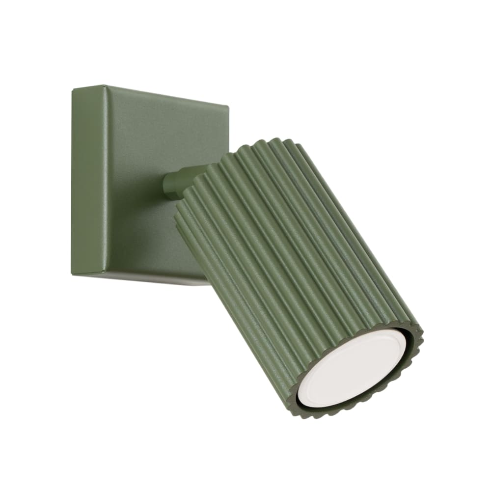 Applique Aluminium Vert Olive GU10 1 Karbon