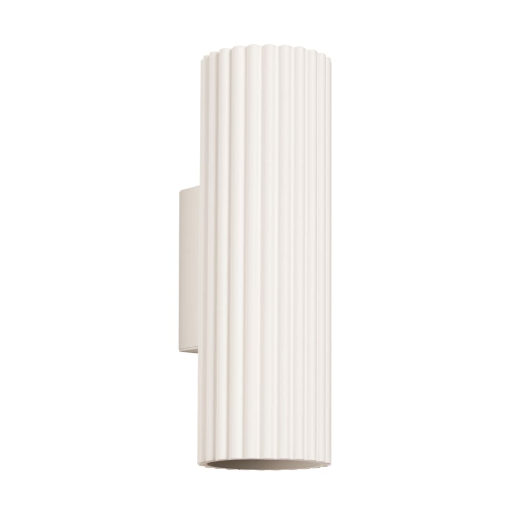 Applique aluminium beige H 20 cm