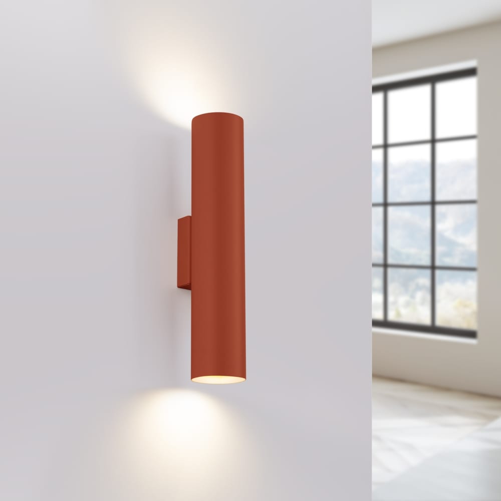Applique Acier Ocre Rouge GU10 2 Lagos — vue 4