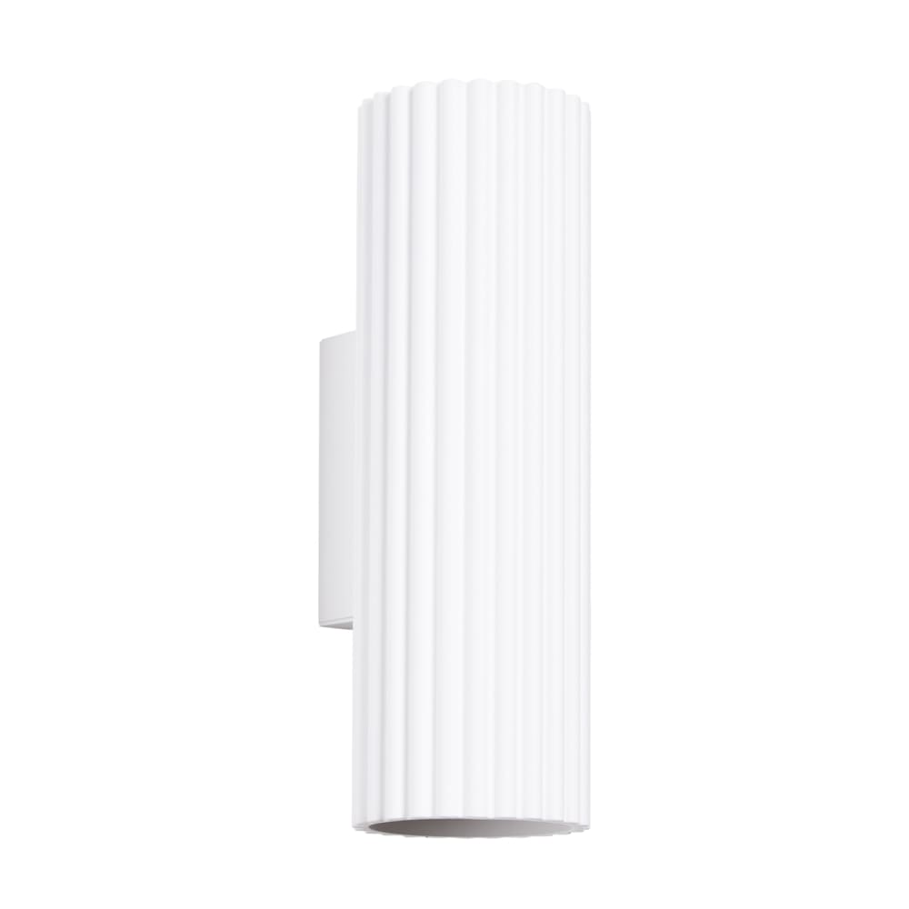 Sollux Lighting Wandleuchte aus Aluminium in Weiß style classic chic Weiß Aluminium